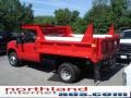 Red - F350 Super Duty XL Regular Cab 4x4 Chassis Dump Truck Photo No. 4