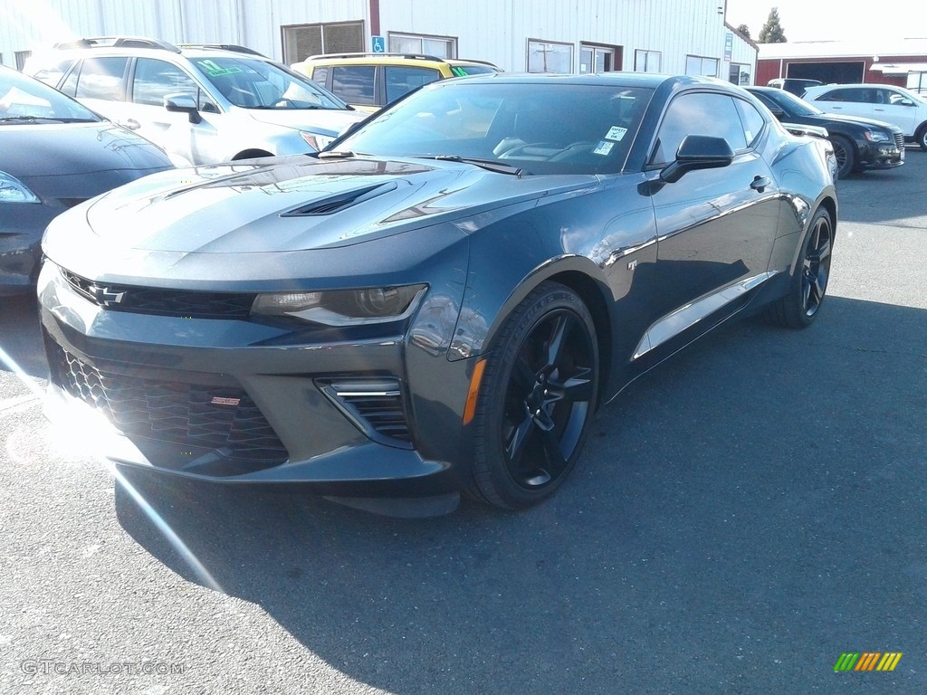 2018 Camaro SS Coupe - Nightfall Gray Metallic / Jet Black photo #2