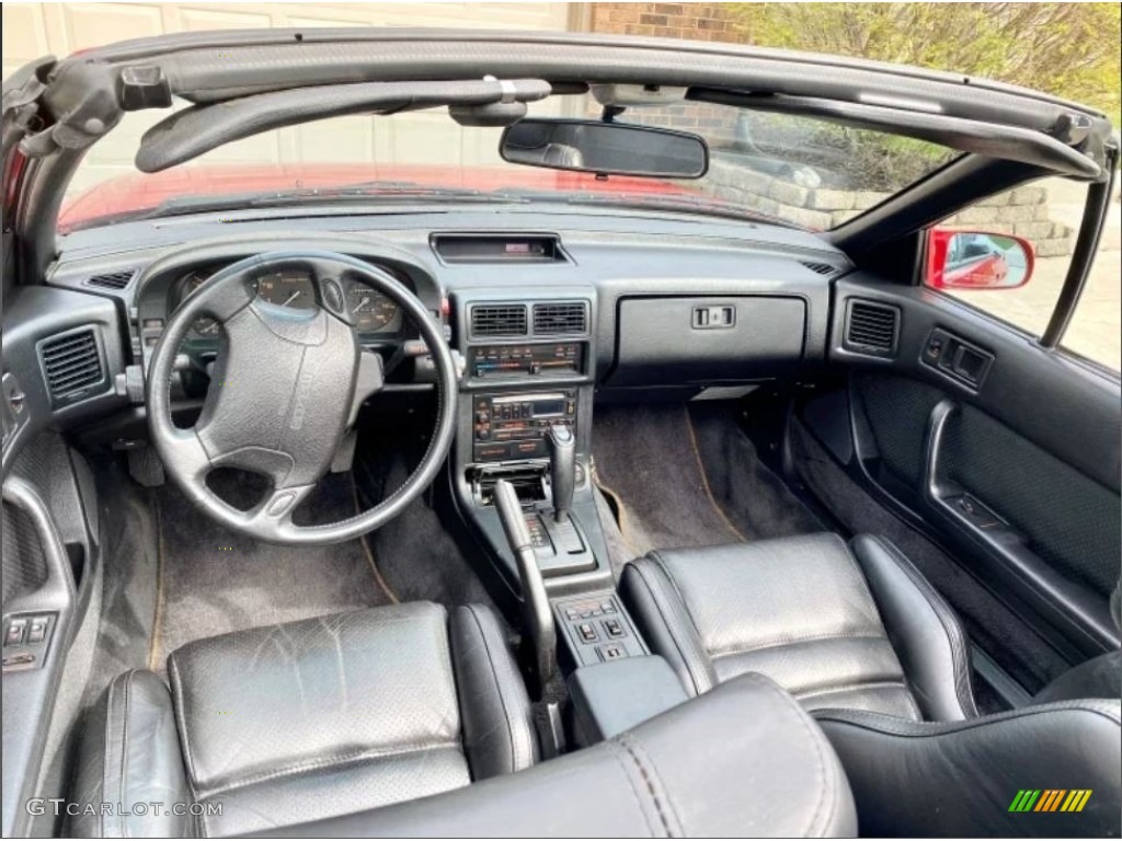 Black Interior 1991 Mazda RX-7 Convertible Photo #141825671