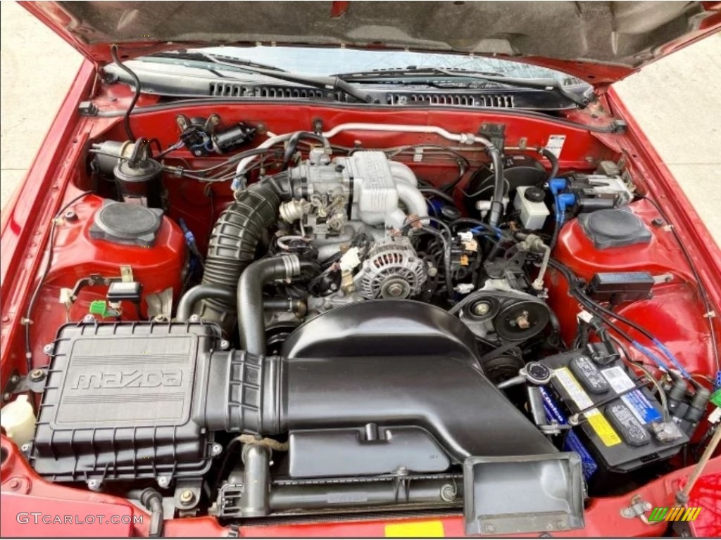 1991 RX-7 Convertible - Blaze Red / Black photo #8