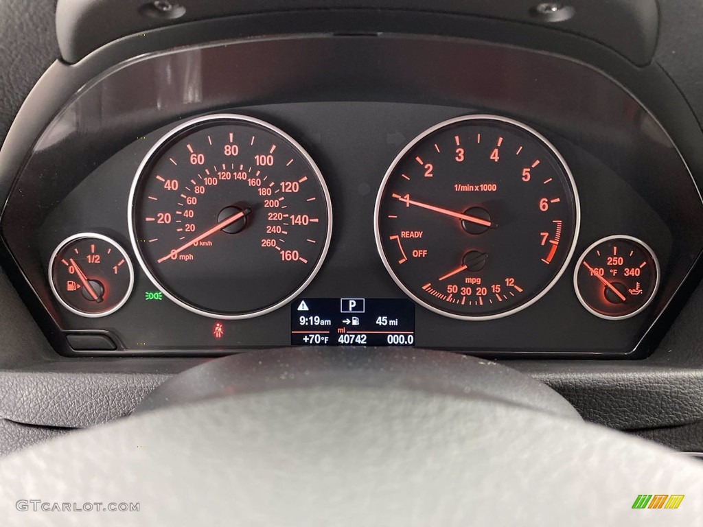 2018 3 Series 320i Sedan - Glacier Silver Metallic / Black photo #21