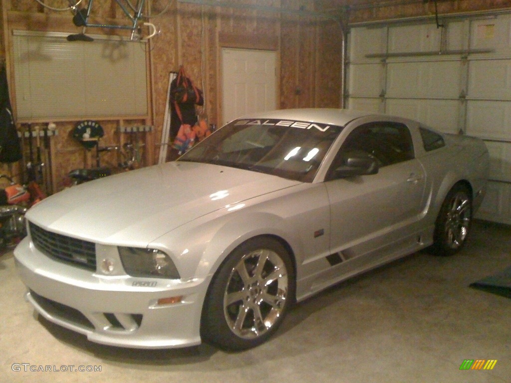 2005 Mustang Saleen S281 Coupe - Satin Silver Metallic / Dark Charcoal photo #8