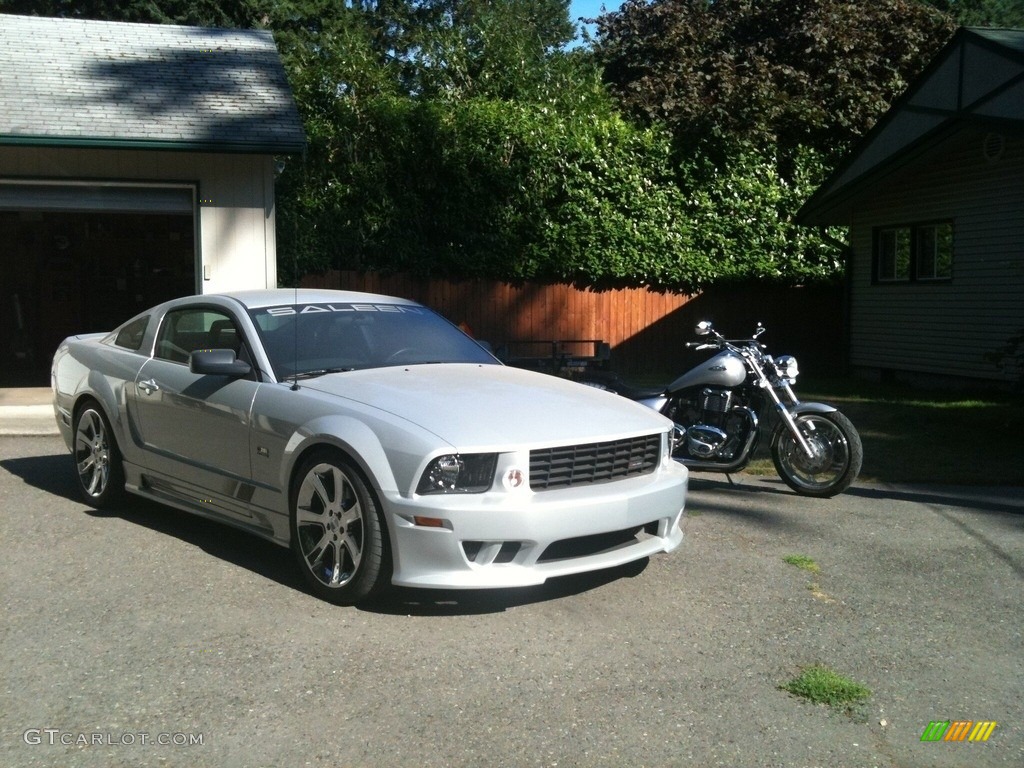 2005 Mustang Saleen S281 Coupe - Satin Silver Metallic / Dark Charcoal photo #9
