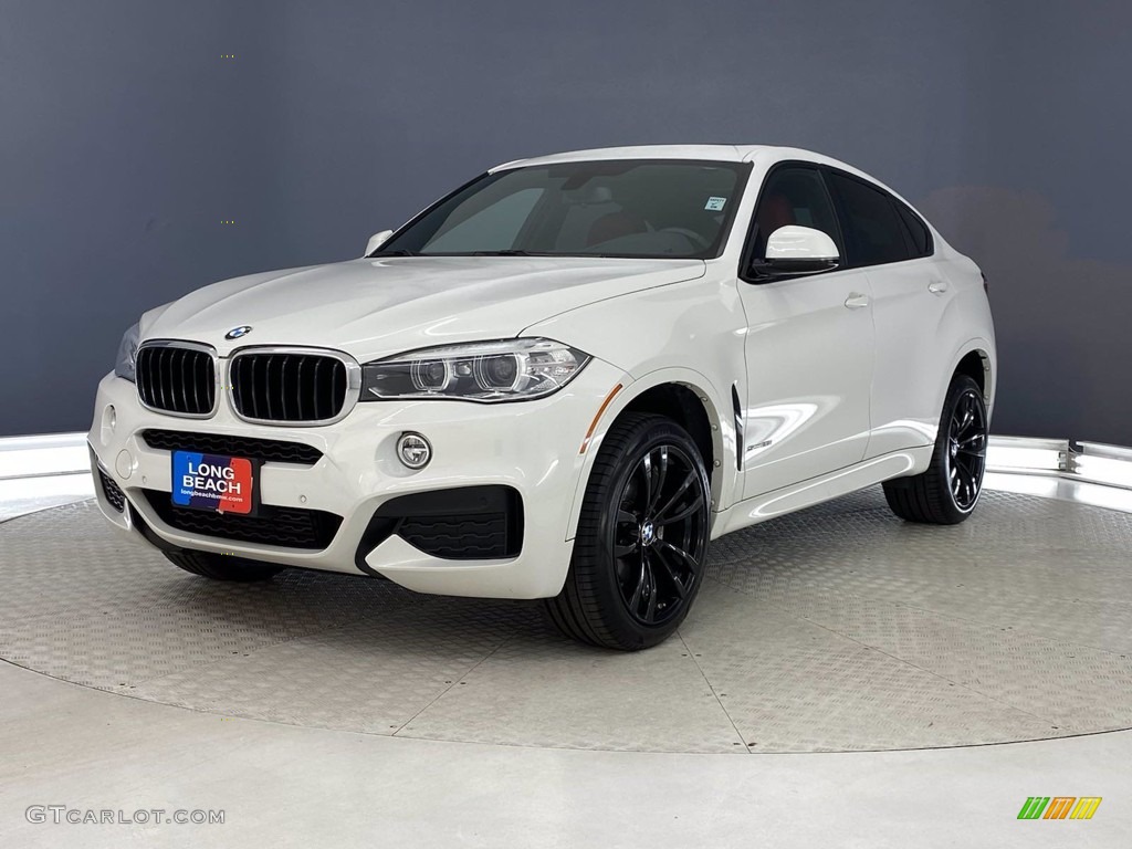2018 X6 sDrive35i - Alpine White / Coral Red/Black photo #3