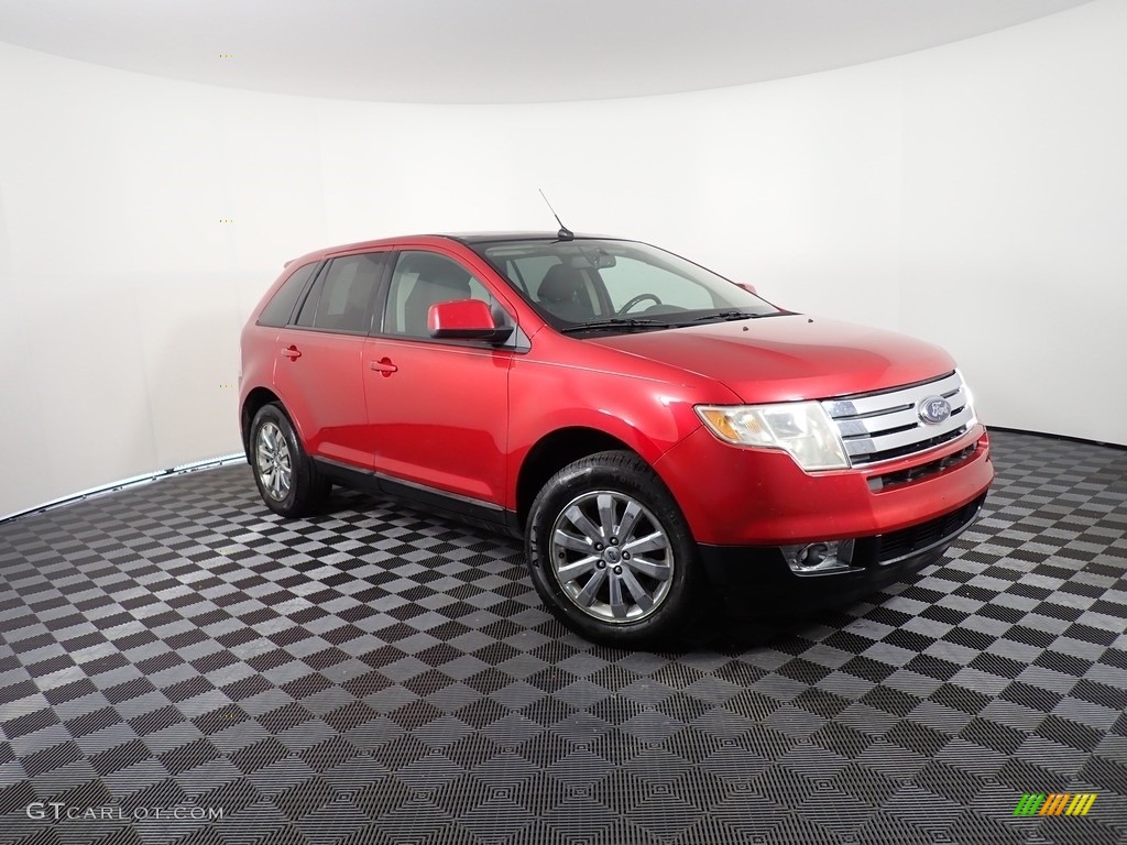 2010 Edge SEL - Red Candy Metallic / Charcoal Black photo #3