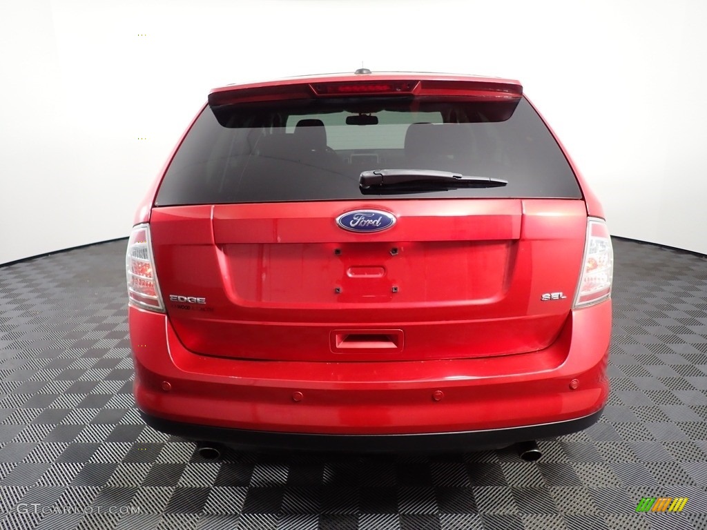 2010 Edge SEL - Red Candy Metallic / Charcoal Black photo #12