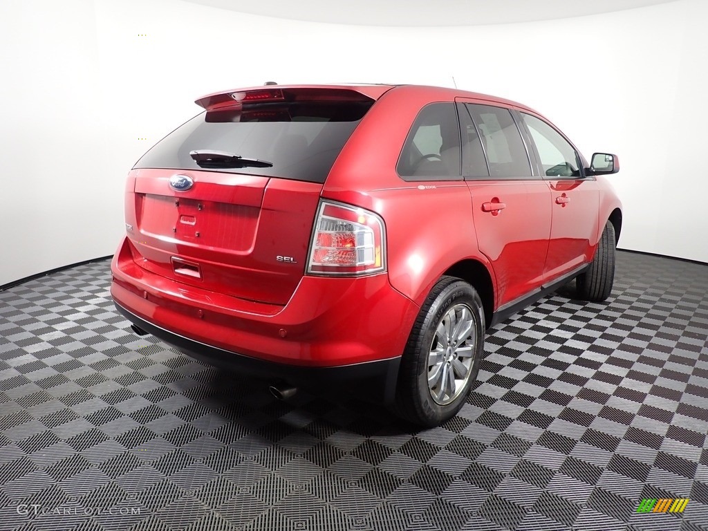 2010 Edge SEL - Red Candy Metallic / Charcoal Black photo #17