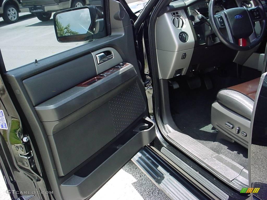 2007 Expedition Limited - Black / Charcoal Black/Caramel photo #10