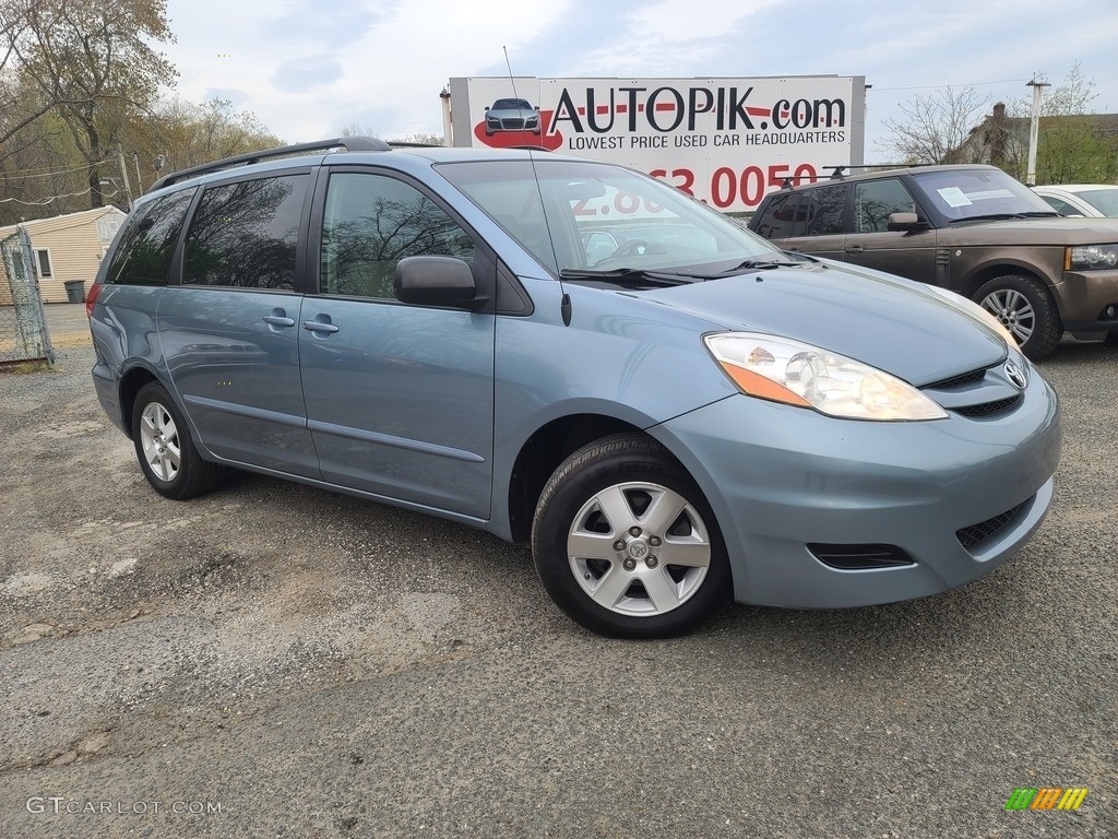 2007 Sienna LE - Blue Mirage Metallic / Stone photo #1