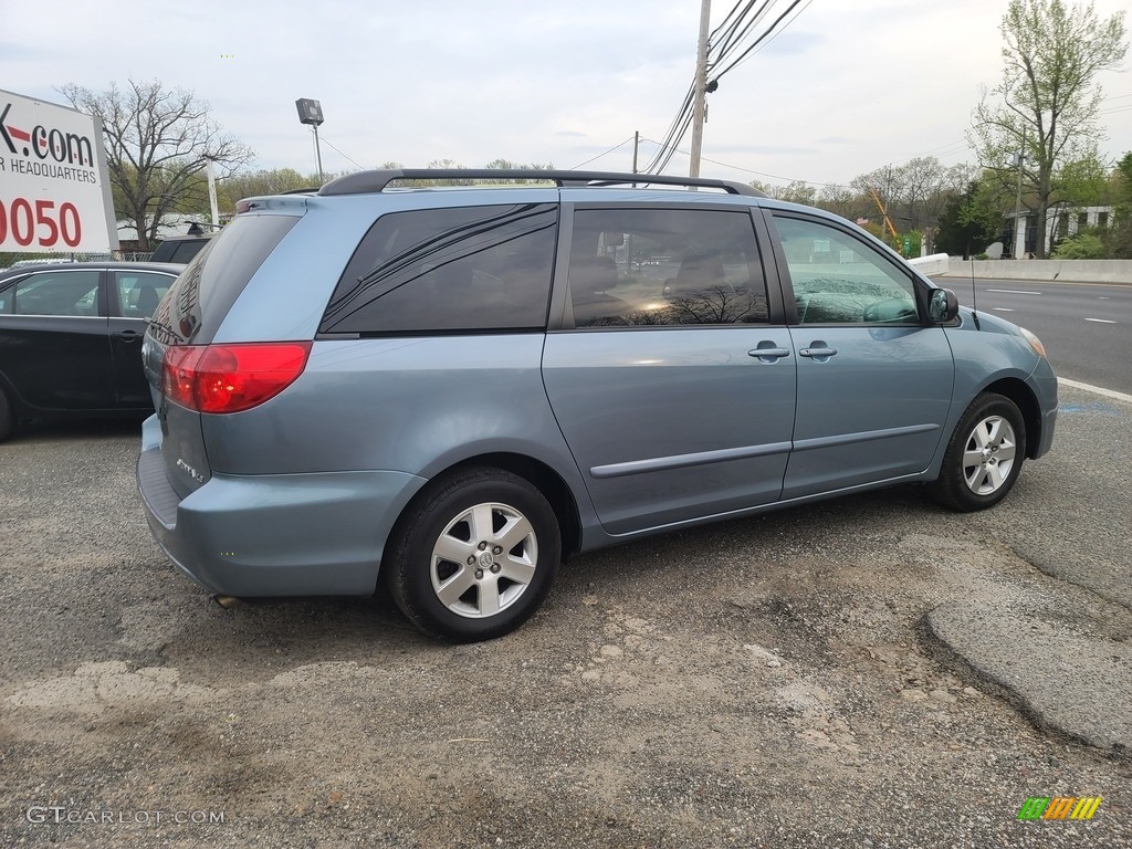 2007 Sienna LE - Blue Mirage Metallic / Stone photo #4