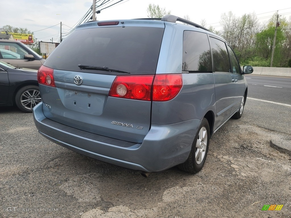 2007 Sienna LE - Blue Mirage Metallic / Stone photo #5
