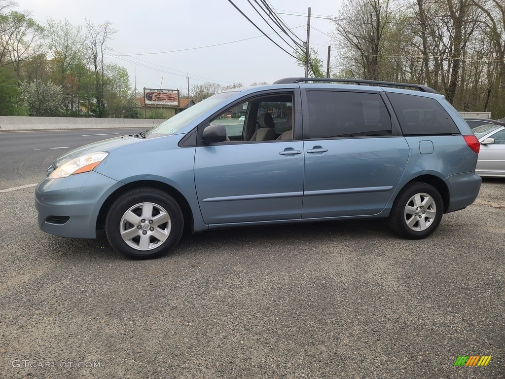 2007 Sienna LE - Blue Mirage Metallic / Stone photo #8