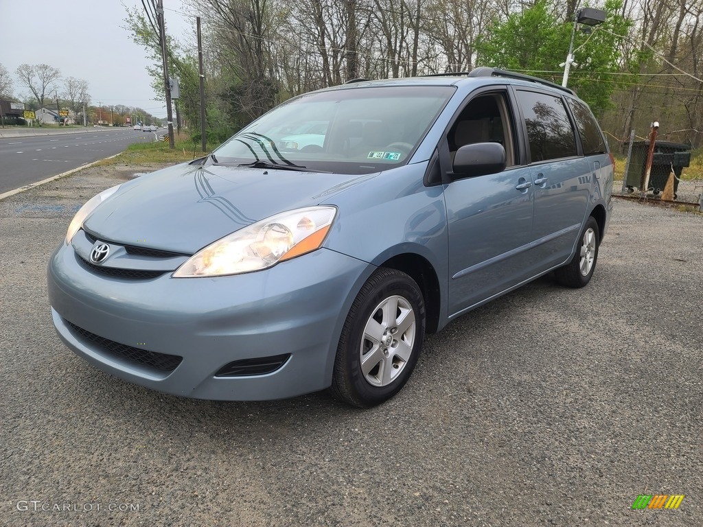 2007 Sienna LE - Blue Mirage Metallic / Stone photo #9