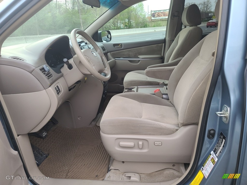 2007 Sienna LE - Blue Mirage Metallic / Stone photo #11