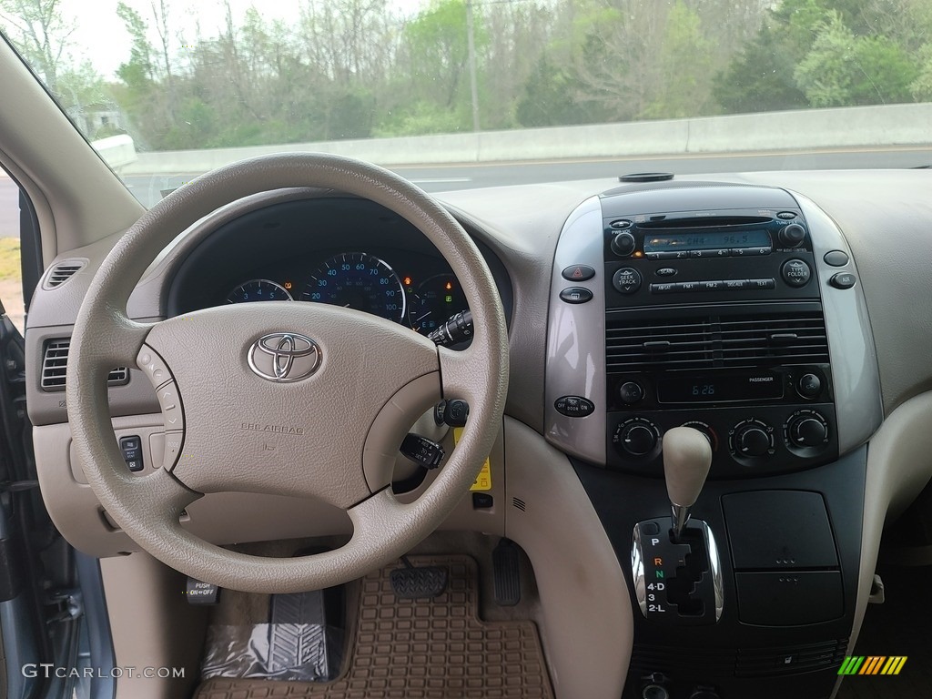 2007 Sienna LE - Blue Mirage Metallic / Stone photo #13