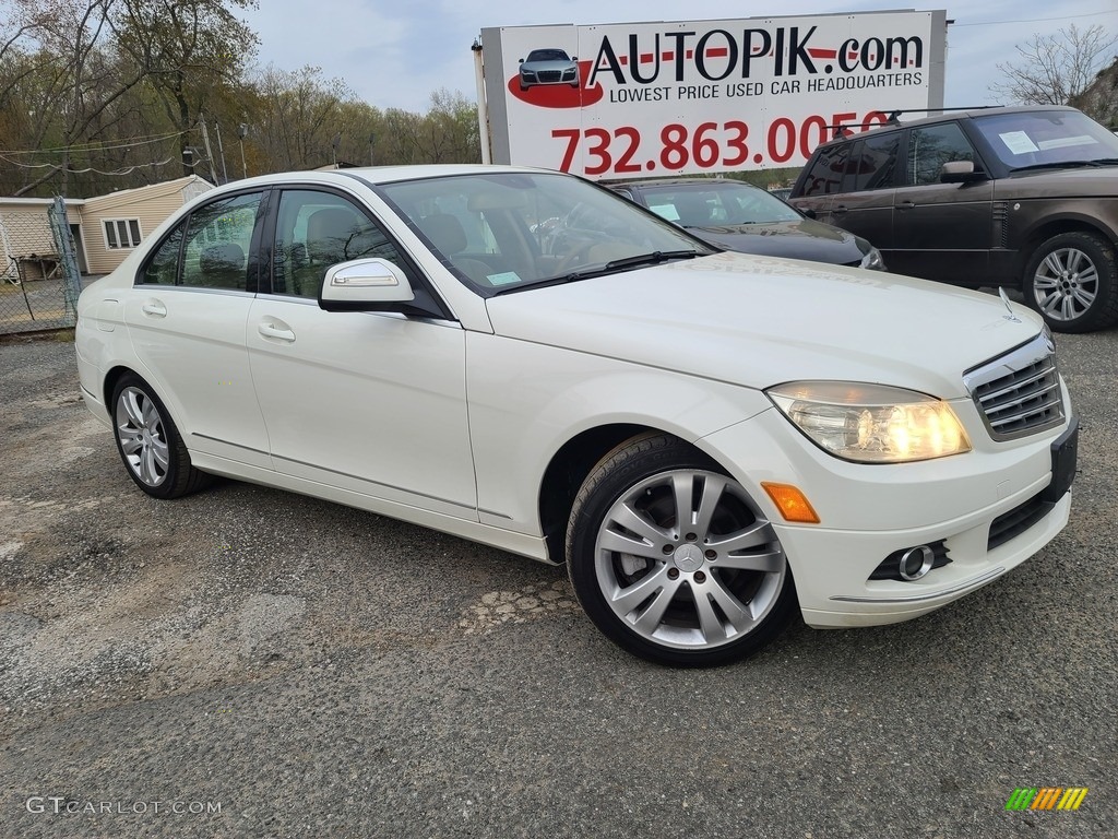 2008 C 300 4Matic Luxury - Arctic White / Savanna/Cashmere photo #1