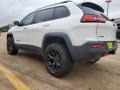 2017 Bright White Jeep Cherokee Trailhawk 4x4  photo #10