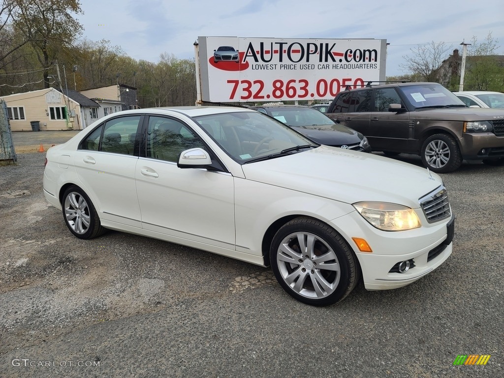 2008 C 300 4Matic Luxury - Arctic White / Savanna/Cashmere photo #2