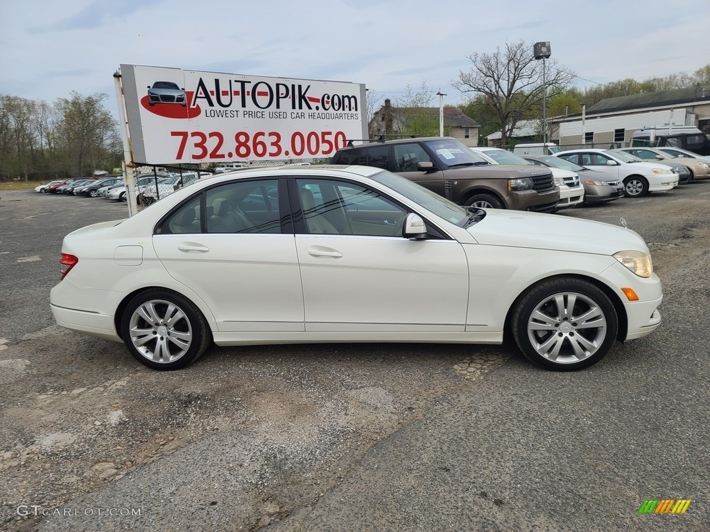 2008 C 300 4Matic Luxury - Arctic White / Savanna/Cashmere photo #3
