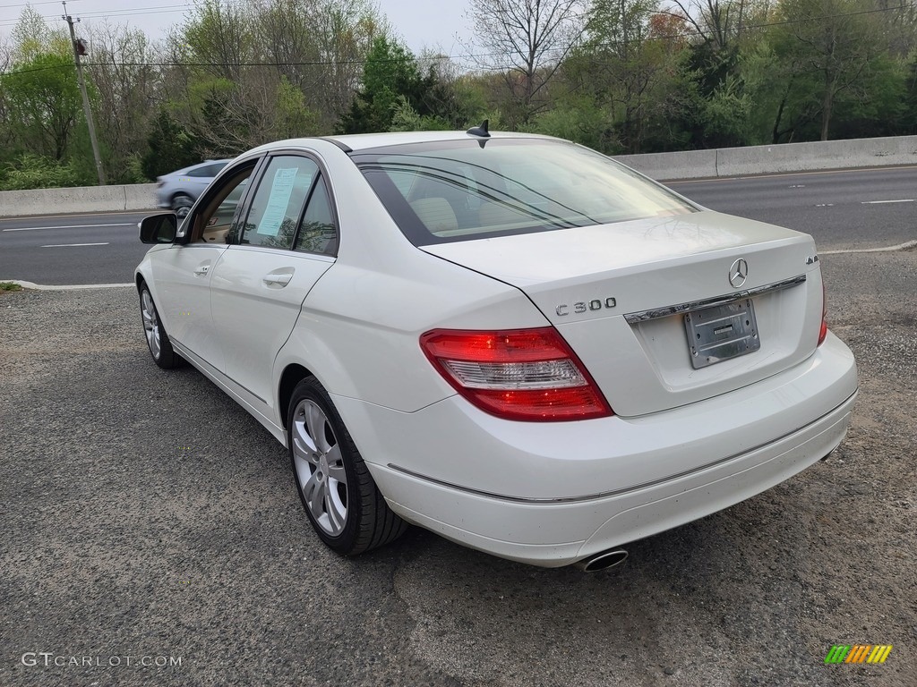 2008 C 300 4Matic Luxury - Arctic White / Savanna/Cashmere photo #8
