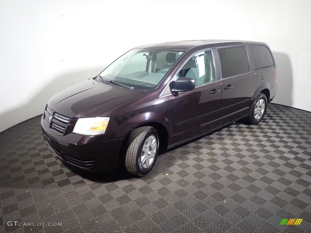 2010 Grand Caravan SE - Dark Cordovan Pearlcoat / Dark Slate Gray/Light Shale photo #8