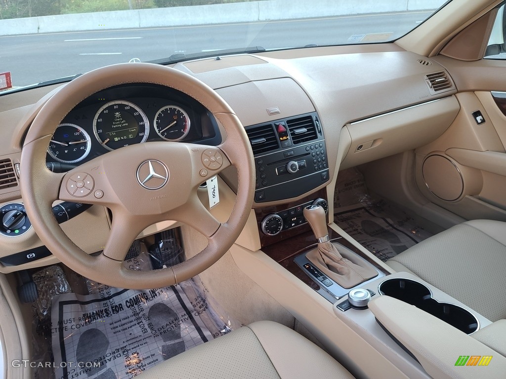 2008 C 300 4Matic Luxury - Arctic White / Savanna/Cashmere photo #15