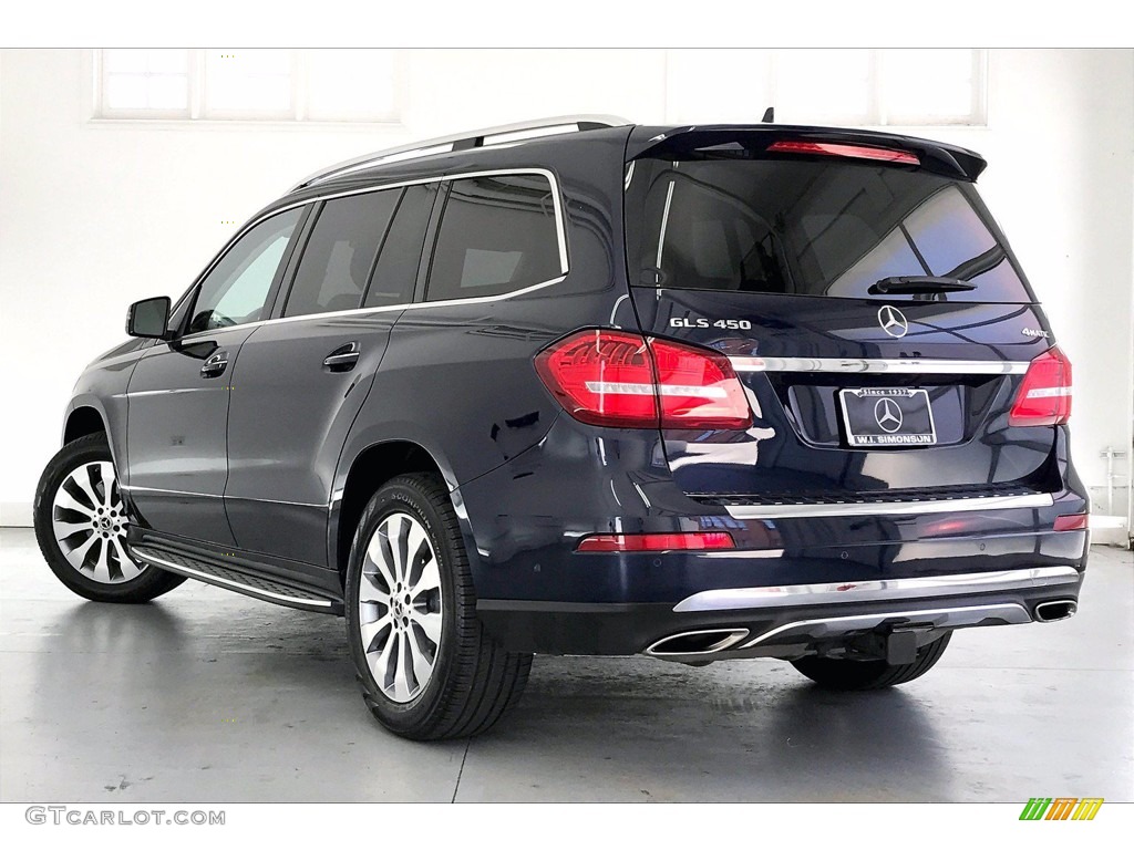 2017 GLS 450 4Matic - Lunar Blue Metallic / Ginger Beige/Espresso Brown photo #10