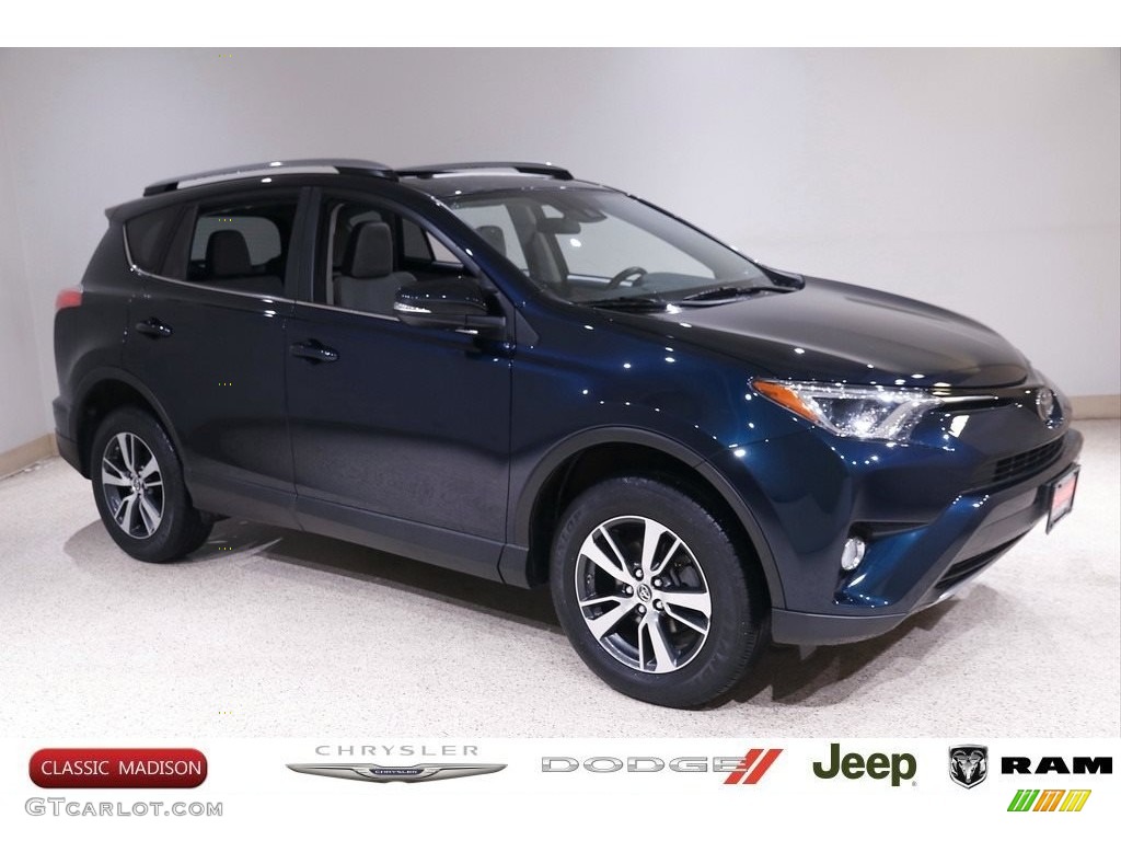 2018 RAV4 XLE - Galactic Aqua Mica / Ash photo #1
