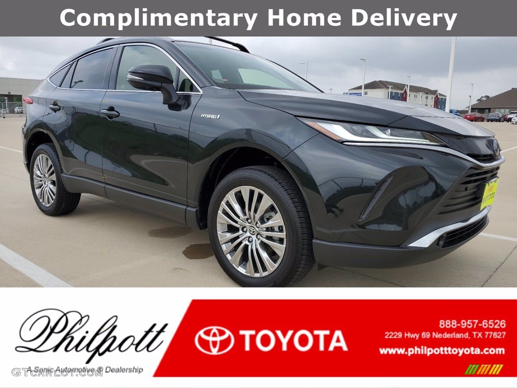 2021 Venza Hybrid Limited AWD - Celestial Black / Java/Black photo #1