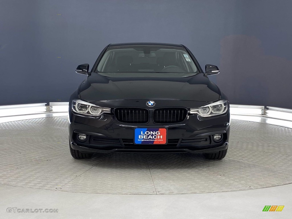 2018 3 Series 320i Sedan - Jet Black / Black photo #2