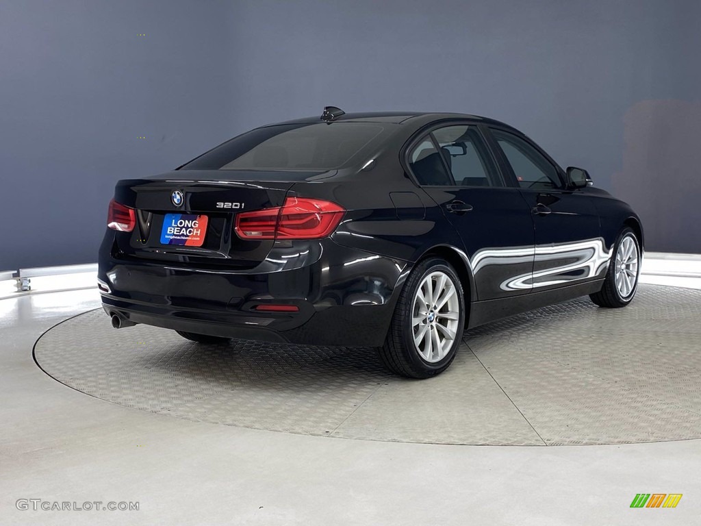 2018 3 Series 320i Sedan - Jet Black / Black photo #5