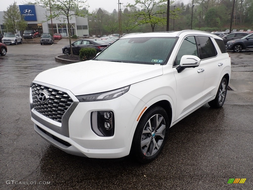 2021 Palisade Limited AWD - Hyper White / Beige photo #5