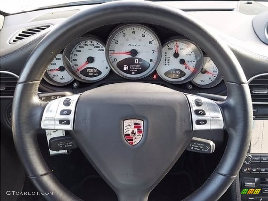 2009 Porsche 911 Turbo Cabriolet Steering Wheel Photos