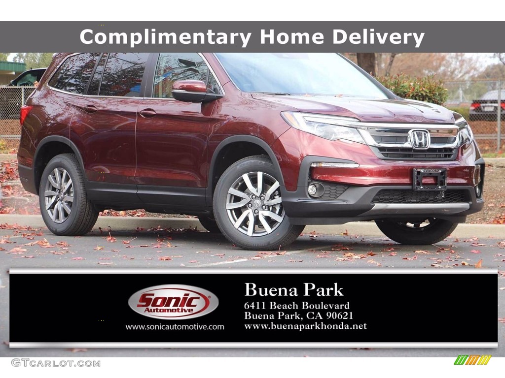 Deep Scarlet Pearl Honda Pilot