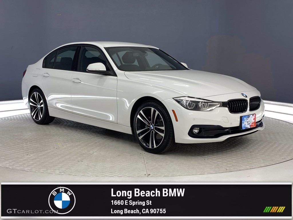 2018 3 Series 328d xDrive Sedan - Alpine White / Black photo #1