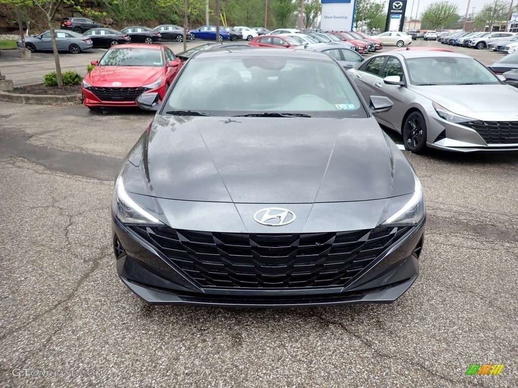 2021 Elantra SEL - Portofino Gray / Medium Gray photo #4