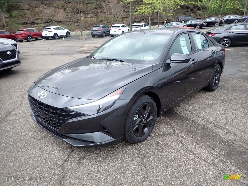 Portofino Gray 2021 Hyundai Elantra SEL Exterior Photo #141831424