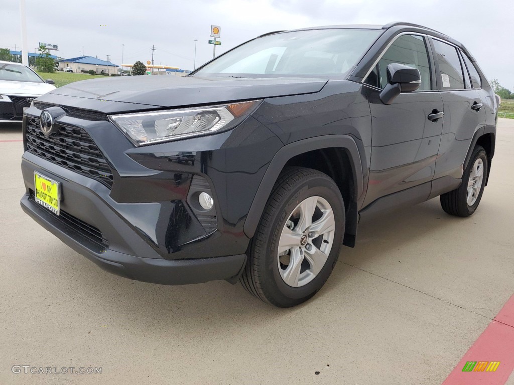 2021 RAV4 XLE - Midnight Black Metallic / Black photo #2