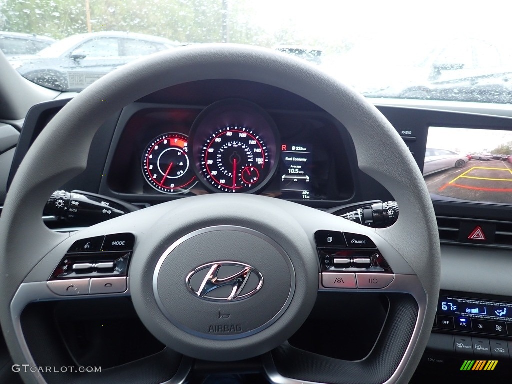 2021 Elantra SEL - Portofino Gray / Medium Gray photo #15