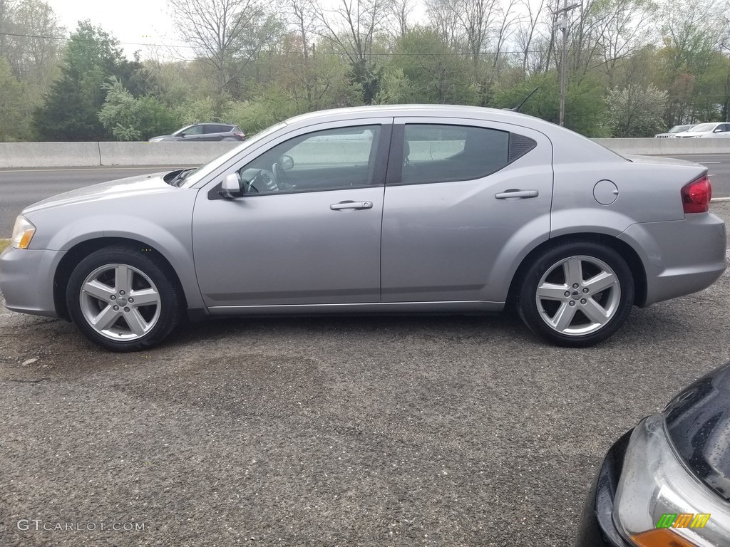 2013 Avenger SXT - Billet Silver Metallic / Black/Red photo #7
