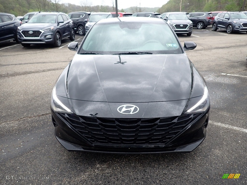 2021 Elantra SEL - Phantom Black / Medium Gray photo #4