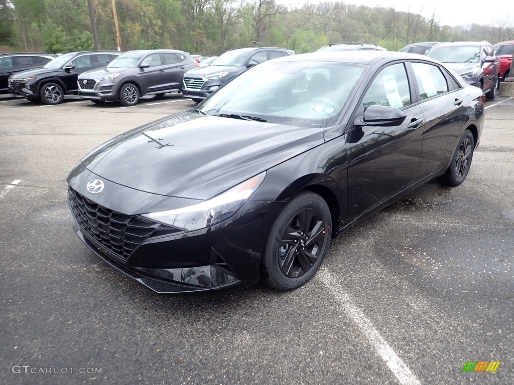 2021 Elantra SEL - Phantom Black / Medium Gray photo #5
