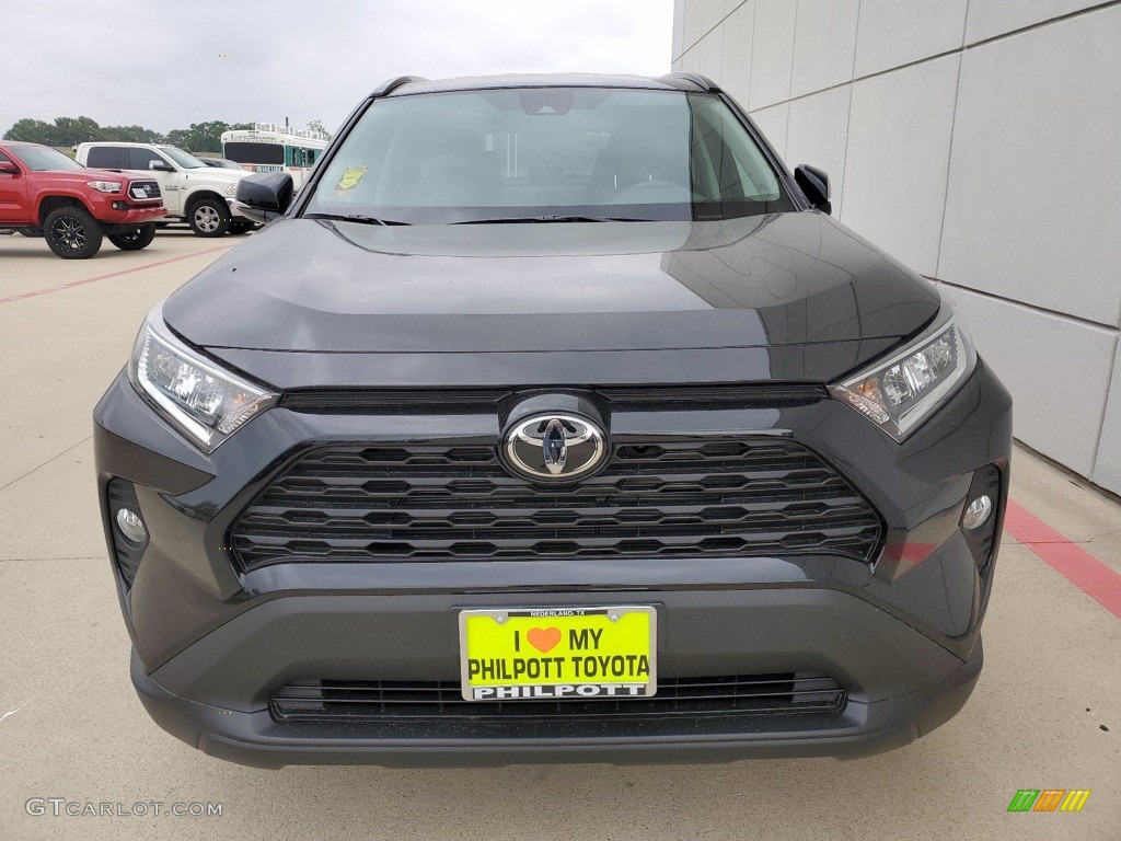 2021 RAV4 XLE - Midnight Black Metallic / Black photo #9