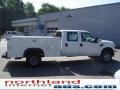 Oxford White - F350 Super Duty XL Crew Cab 4x4 Chassis Utility Photo No. 1