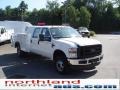 Oxford White - F350 Super Duty XL Crew Cab 4x4 Chassis Utility Photo No. 2