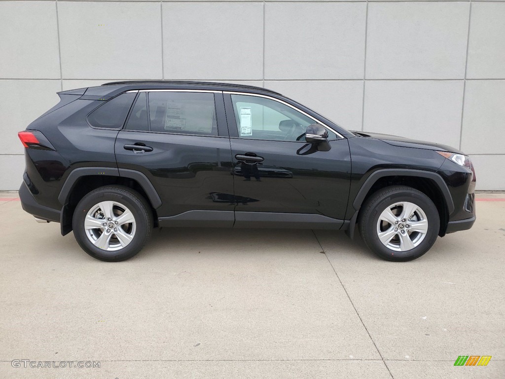 2021 RAV4 XLE - Midnight Black Metallic / Black photo #12