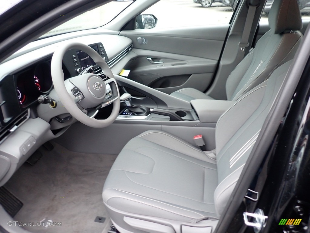 2021 Elantra SEL - Phantom Black / Medium Gray photo #10