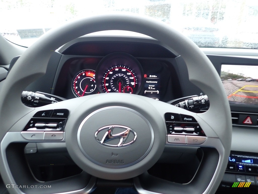 2021 Elantra SEL - Phantom Black / Medium Gray photo #15