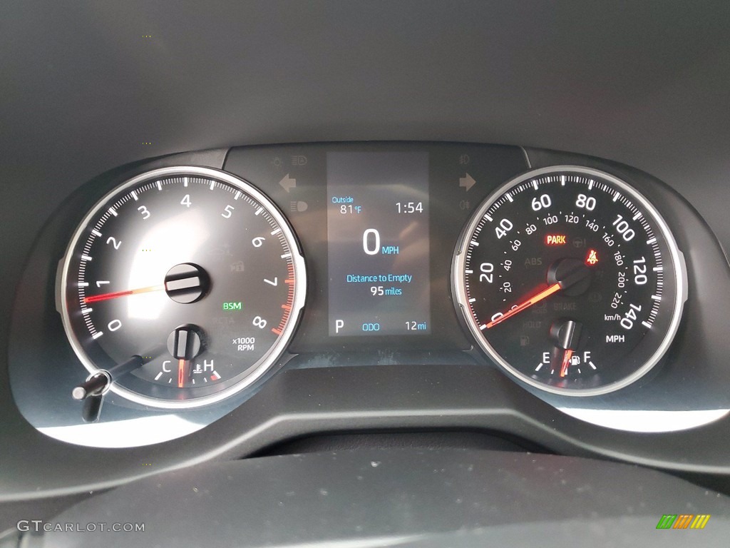 2021 RAV4 XLE - Midnight Black Metallic / Black photo #26