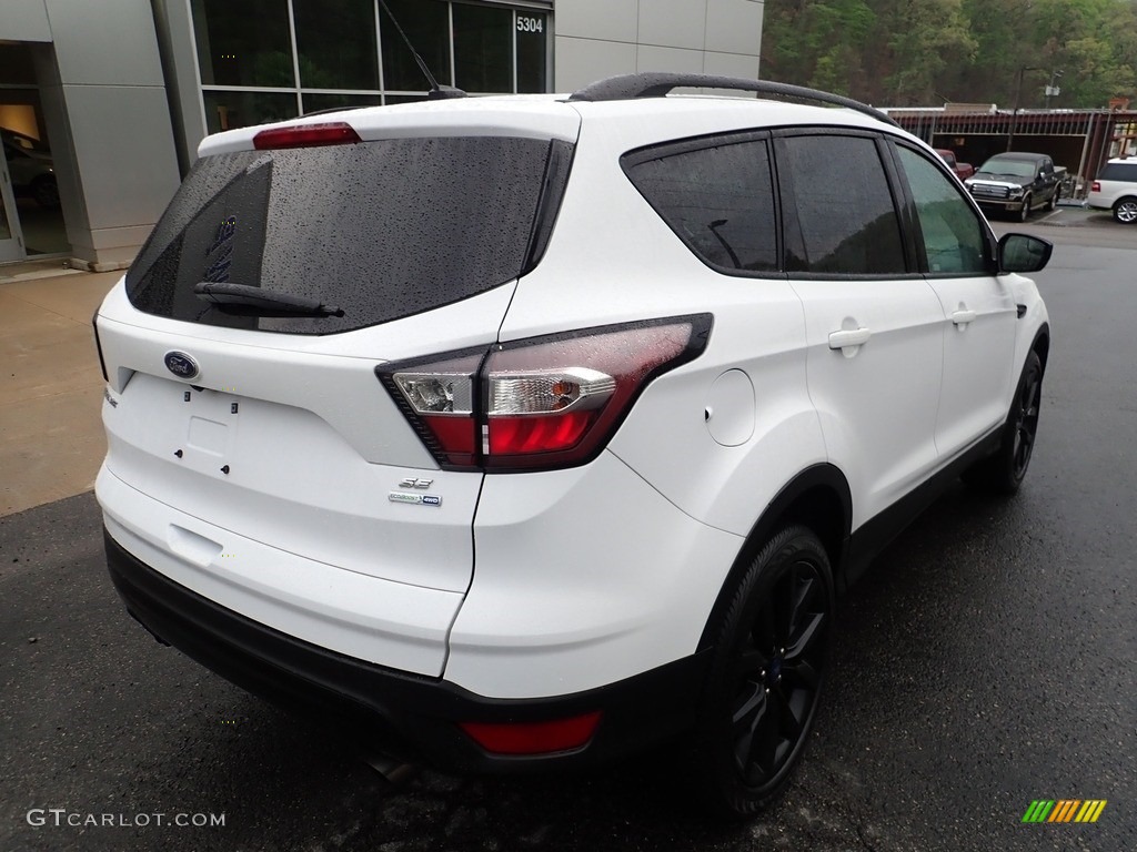 2018 Escape SE 4WD - Oxford White / Charcoal Black photo #2